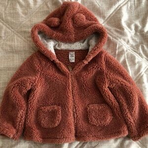 Carter's Cozy Brown Fleece Jacket